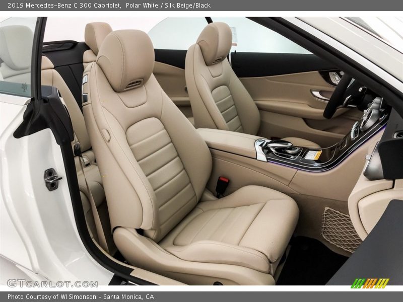 Polar White / Silk Beige/Black 2019 Mercedes-Benz C 300 Cabriolet