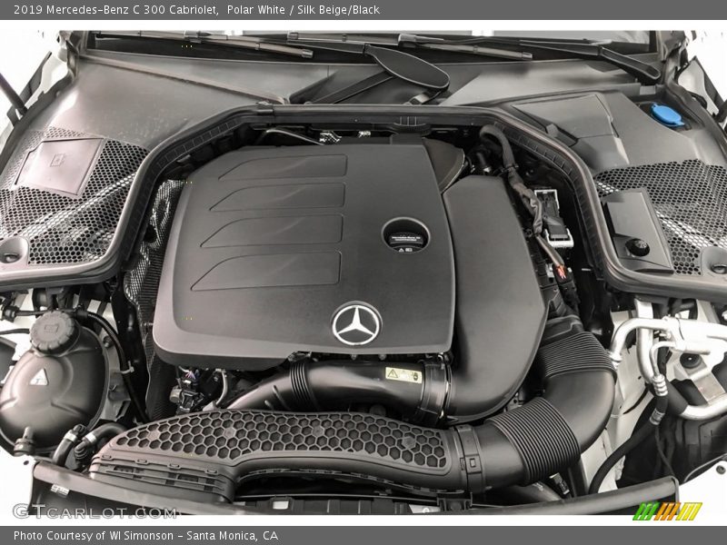 Polar White / Silk Beige/Black 2019 Mercedes-Benz C 300 Cabriolet