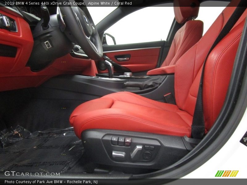 Alpine White / Coral Red 2019 BMW 4 Series 440i xDrive Gran Coupe