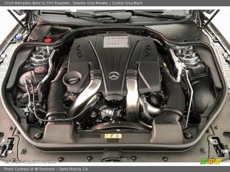  2019 SL 550 Roadster Engine - 4.7 Liter DI biturbo DOHC 32-Valve VVT V8