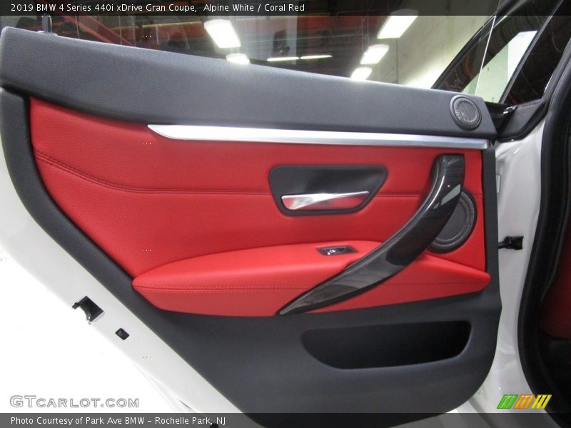 Alpine White / Coral Red 2019 BMW 4 Series 440i xDrive Gran Coupe