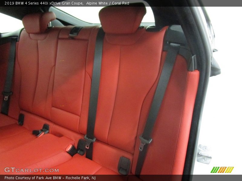 Alpine White / Coral Red 2019 BMW 4 Series 440i xDrive Gran Coupe