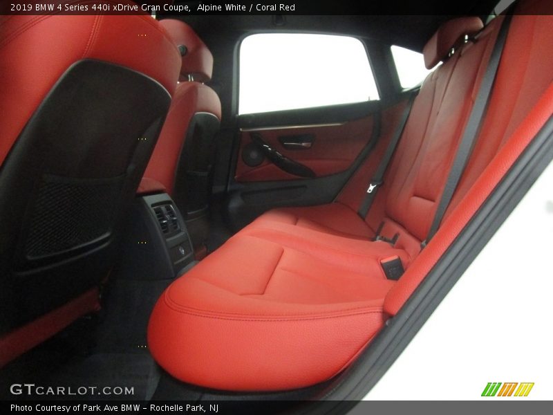 Alpine White / Coral Red 2019 BMW 4 Series 440i xDrive Gran Coupe