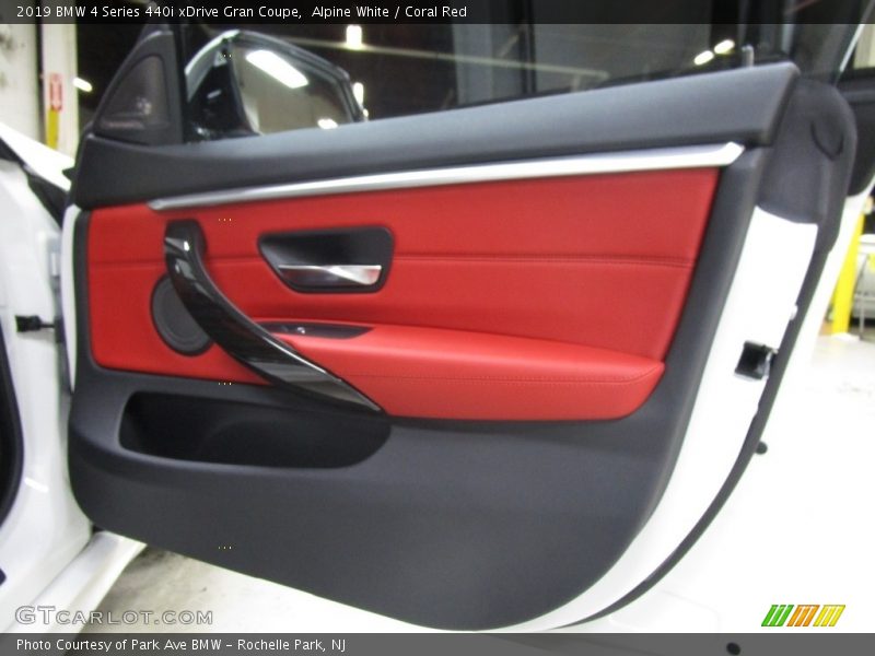 Alpine White / Coral Red 2019 BMW 4 Series 440i xDrive Gran Coupe