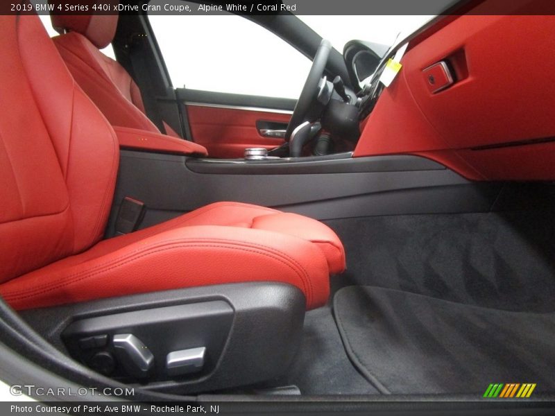 Alpine White / Coral Red 2019 BMW 4 Series 440i xDrive Gran Coupe