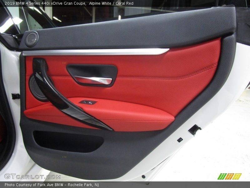 Alpine White / Coral Red 2019 BMW 4 Series 440i xDrive Gran Coupe