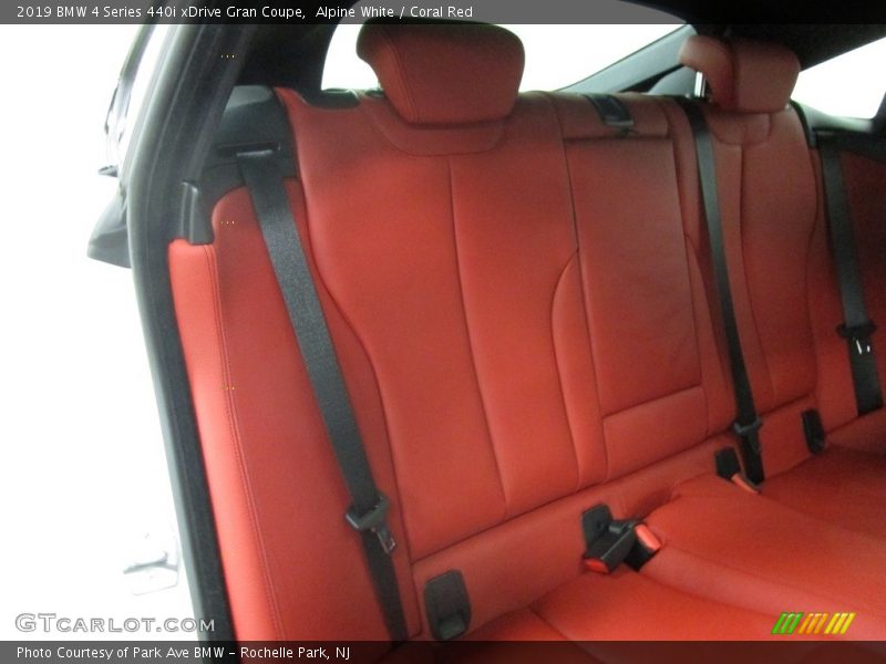 Alpine White / Coral Red 2019 BMW 4 Series 440i xDrive Gran Coupe