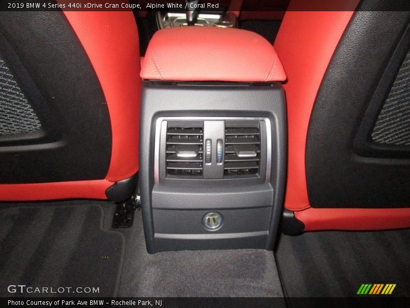Alpine White / Coral Red 2019 BMW 4 Series 440i xDrive Gran Coupe