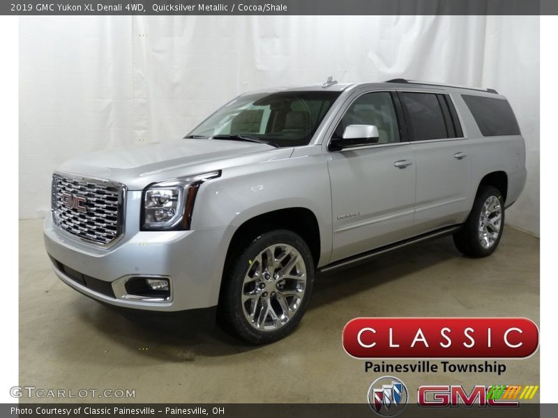 Quicksilver Metallic / Cocoa/Shale 2019 GMC Yukon XL Denali 4WD