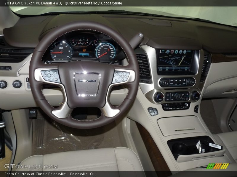 Quicksilver Metallic / Cocoa/Shale 2019 GMC Yukon XL Denali 4WD