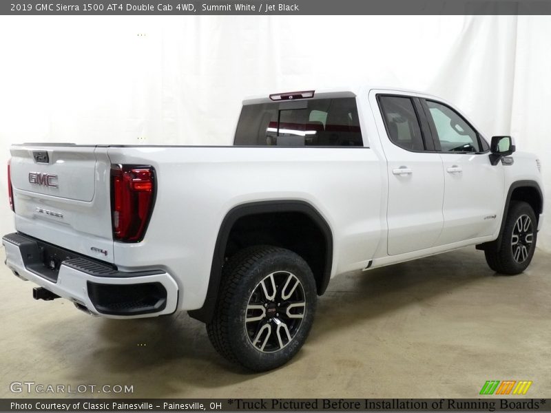Summit White / Jet Black 2019 GMC Sierra 1500 AT4 Double Cab 4WD