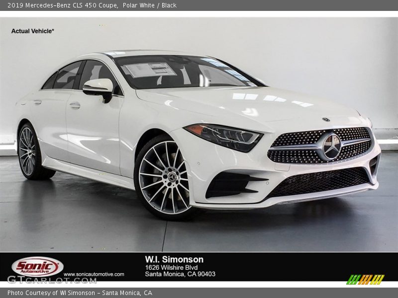 Polar White / Black 2019 Mercedes-Benz CLS 450 Coupe