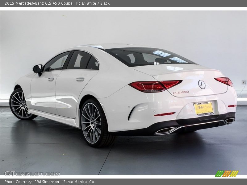 Polar White / Black 2019 Mercedes-Benz CLS 450 Coupe