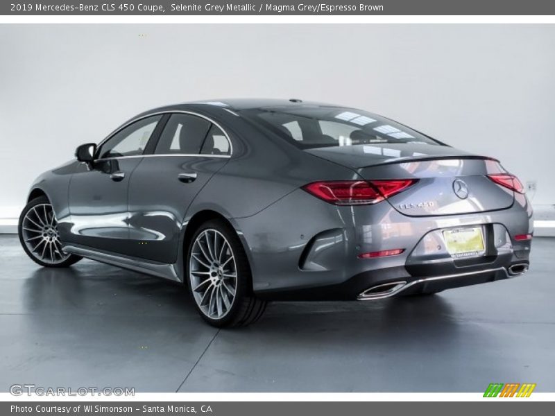 Selenite Grey Metallic / Magma Grey/Espresso Brown 2019 Mercedes-Benz CLS 450 Coupe