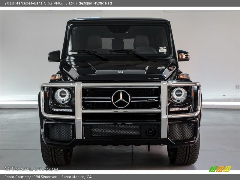 Black / designo Mystic Red 2018 Mercedes-Benz G 63 AMG