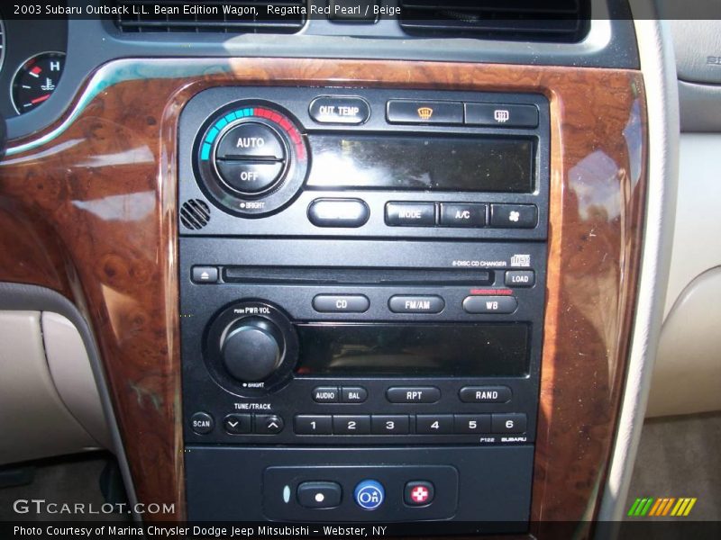 Regatta Red Pearl / Beige 2003 Subaru Outback L.L. Bean Edition Wagon