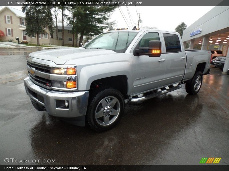 Silver Ice Metallic / Jet Black 2019 Chevrolet Silverado 2500HD LT Crew Cab 4WD