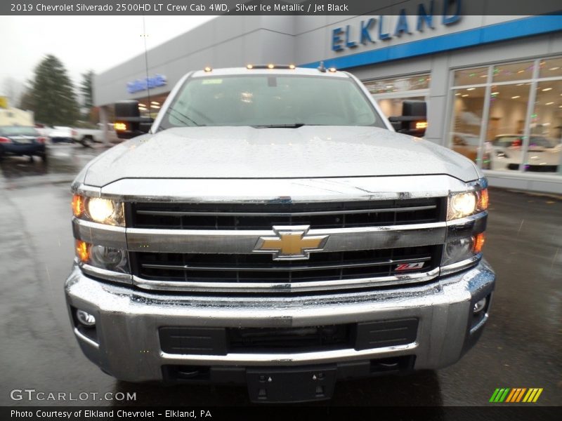 Silver Ice Metallic / Jet Black 2019 Chevrolet Silverado 2500HD LT Crew Cab 4WD