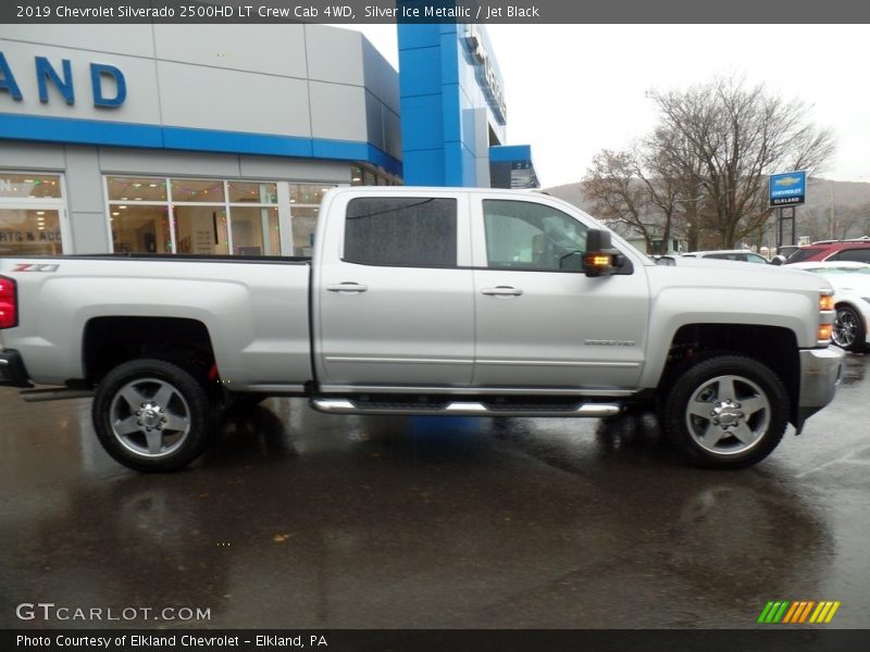 Silver Ice Metallic / Jet Black 2019 Chevrolet Silverado 2500HD LT Crew Cab 4WD