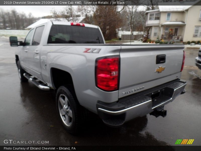 Silver Ice Metallic / Jet Black 2019 Chevrolet Silverado 2500HD LT Crew Cab 4WD