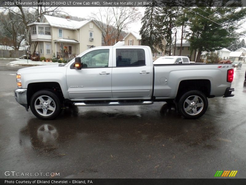 Silver Ice Metallic / Jet Black 2019 Chevrolet Silverado 2500HD LT Crew Cab 4WD