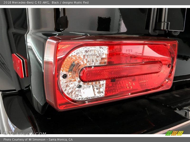 Black / designo Mystic Red 2018 Mercedes-Benz G 63 AMG