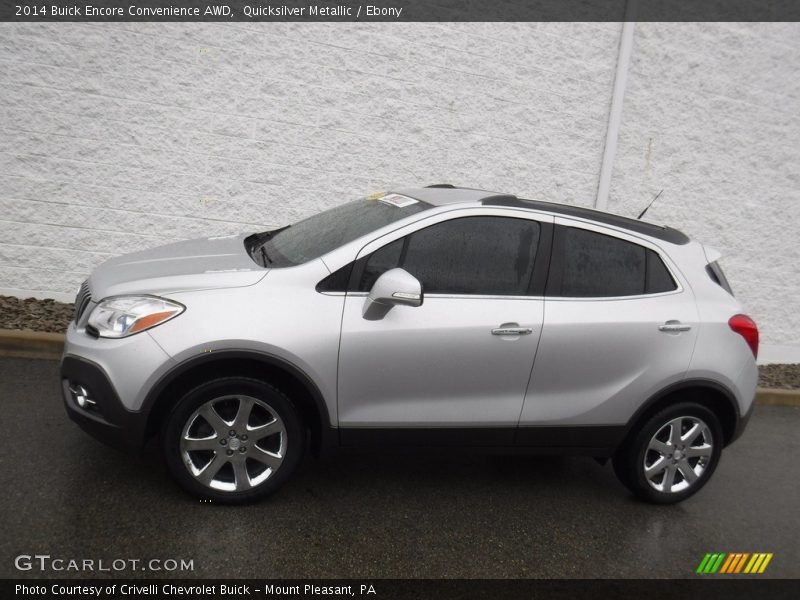 Quicksilver Metallic / Ebony 2014 Buick Encore Convenience AWD