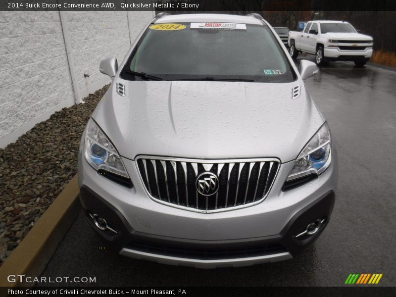 Quicksilver Metallic / Ebony 2014 Buick Encore Convenience AWD