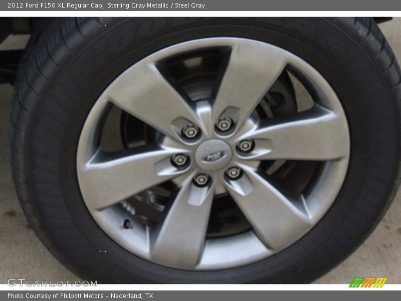 Sterling Gray Metallic / Steel Gray 2012 Ford F150 XL Regular Cab