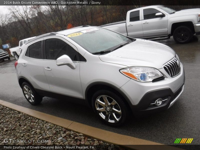 Quicksilver Metallic / Ebony 2014 Buick Encore Convenience AWD