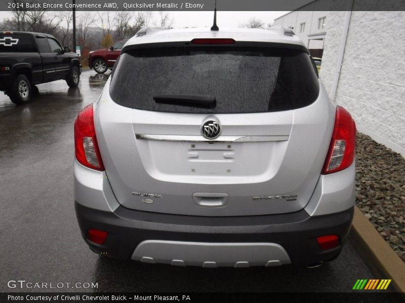 Quicksilver Metallic / Ebony 2014 Buick Encore Convenience AWD