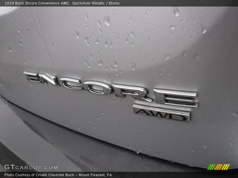 Quicksilver Metallic / Ebony 2014 Buick Encore Convenience AWD