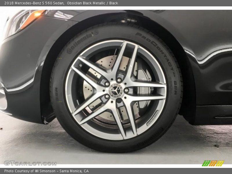 Obsidian Black Metallic / Black 2018 Mercedes-Benz S 560 Sedan