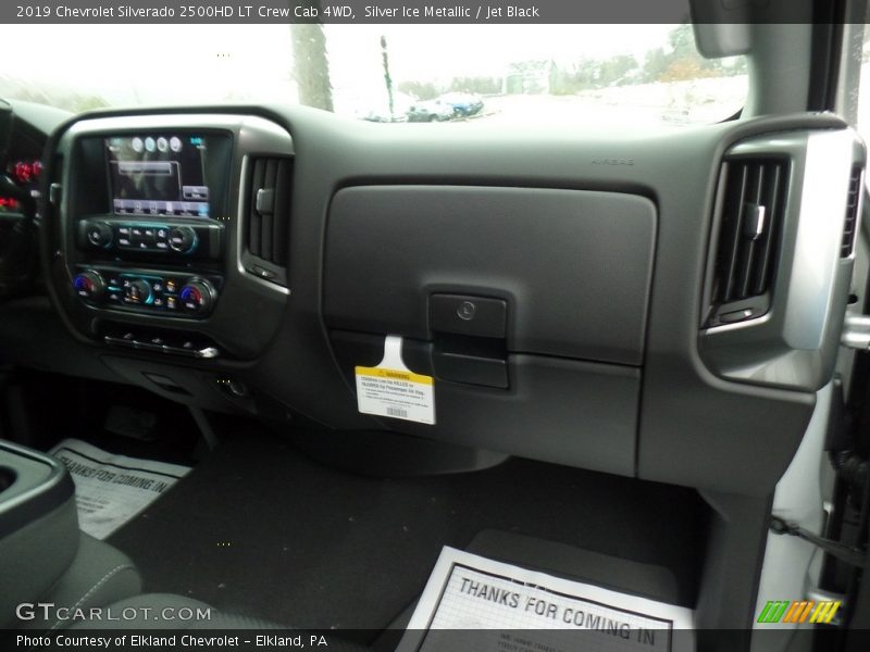 Silver Ice Metallic / Jet Black 2019 Chevrolet Silverado 2500HD LT Crew Cab 4WD