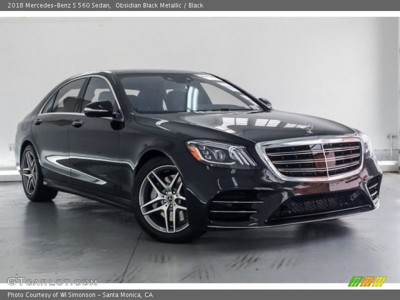 Obsidian Black Metallic / Black 2018 Mercedes-Benz S 560 Sedan