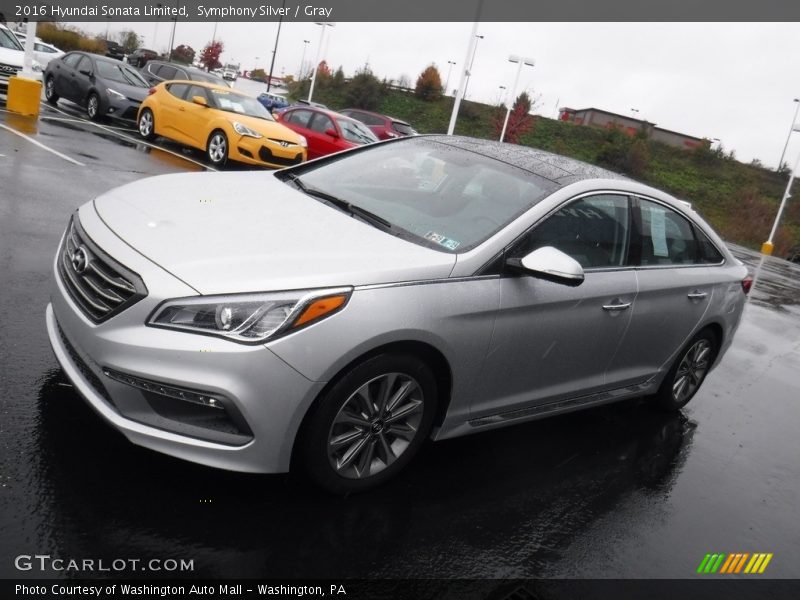 Symphony Silver / Gray 2016 Hyundai Sonata Limited