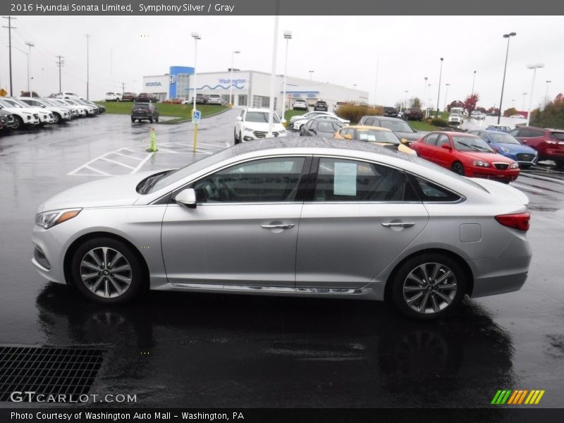 Symphony Silver / Gray 2016 Hyundai Sonata Limited