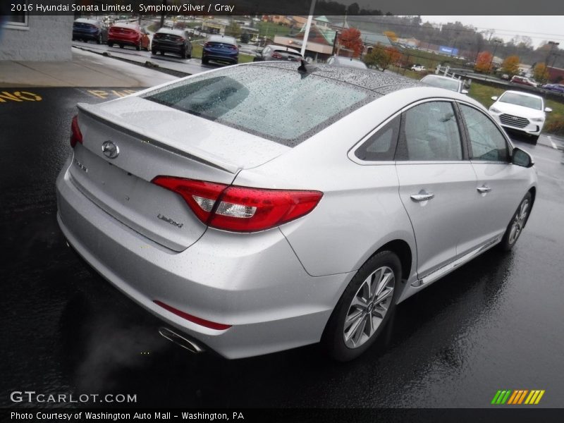 Symphony Silver / Gray 2016 Hyundai Sonata Limited