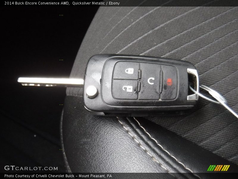 Quicksilver Metallic / Ebony 2014 Buick Encore Convenience AWD
