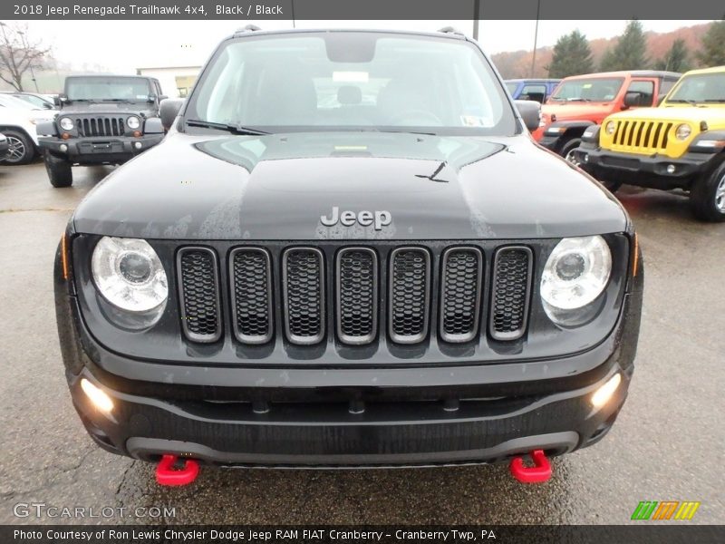 Black / Black 2018 Jeep Renegade Trailhawk 4x4