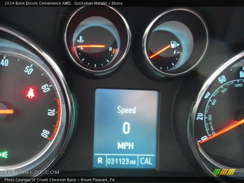Quicksilver Metallic / Ebony 2014 Buick Encore Convenience AWD