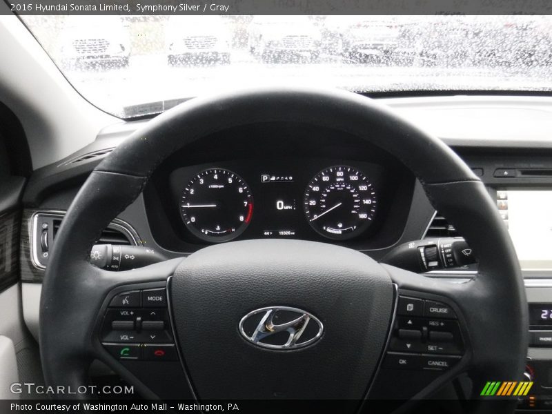 Symphony Silver / Gray 2016 Hyundai Sonata Limited