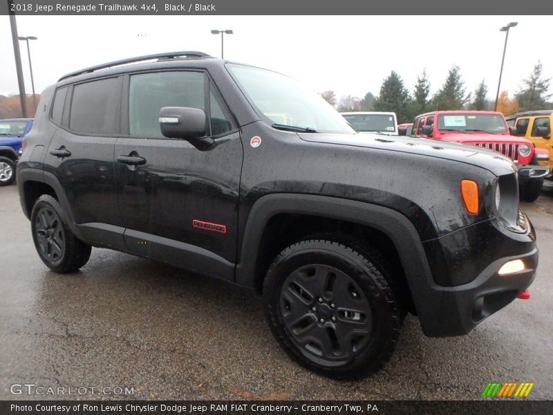 Black / Black 2018 Jeep Renegade Trailhawk 4x4