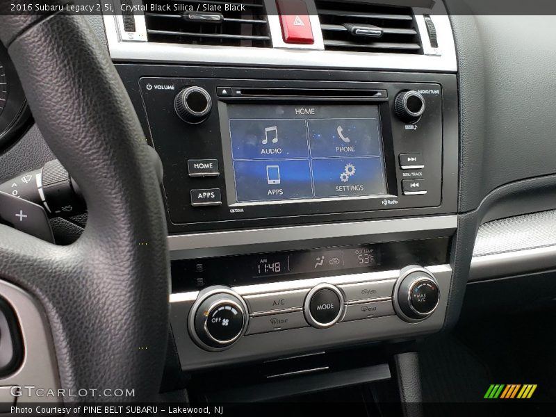 Crystal Black Silica / Slate Black 2016 Subaru Legacy 2.5i