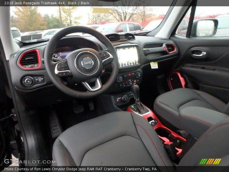 Black / Black 2018 Jeep Renegade Trailhawk 4x4