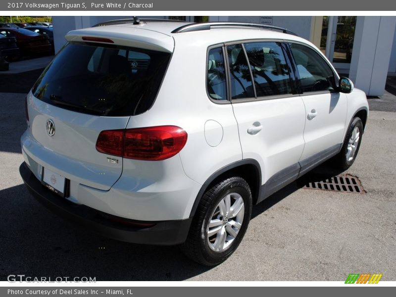 Pure White / Charcoal 2017 Volkswagen Tiguan S