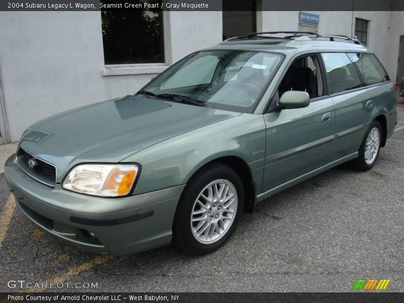 Seamist Green Pearl / Gray Moquette 2004 Subaru Legacy L Wagon