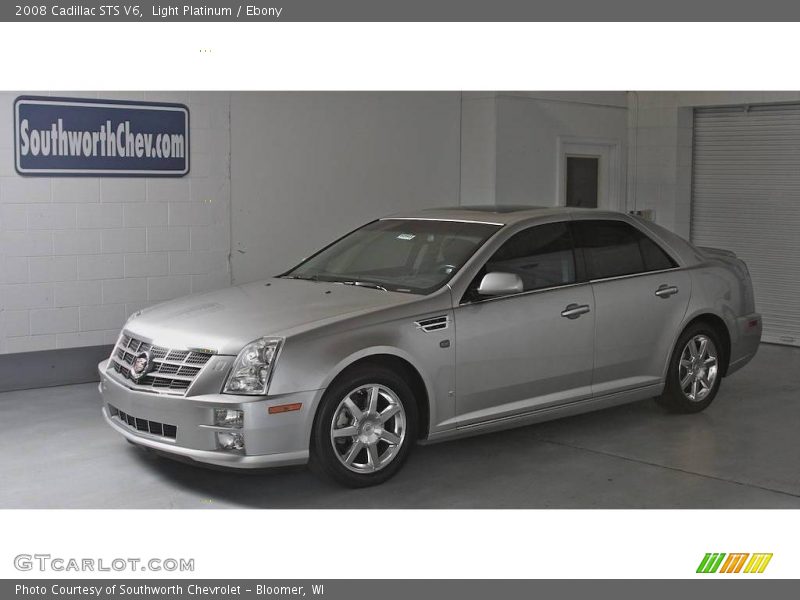 Light Platinum / Ebony 2008 Cadillac STS V6