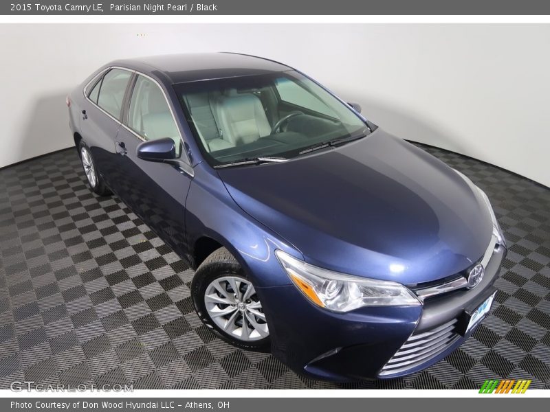 Parisian Night Pearl / Black 2015 Toyota Camry LE