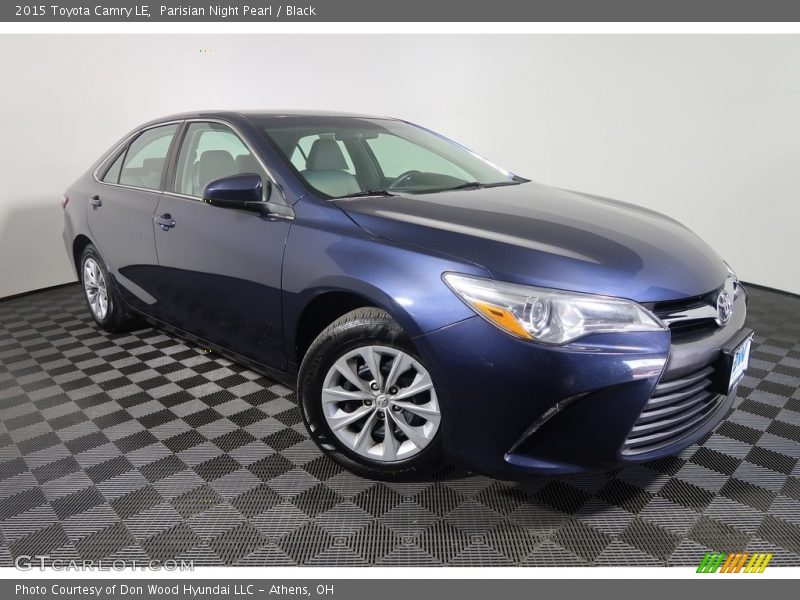 Parisian Night Pearl / Black 2015 Toyota Camry LE
